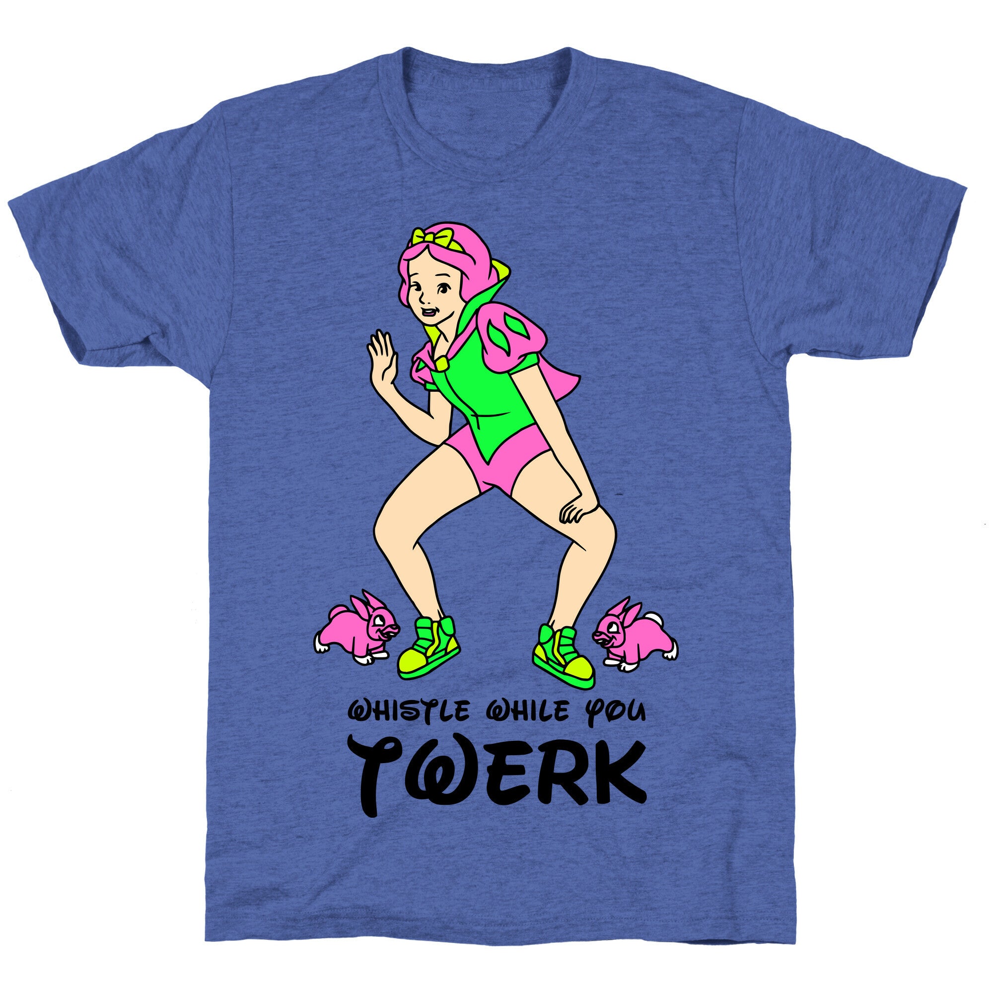 Whistle While You Twerk Unisex Triblend Tee